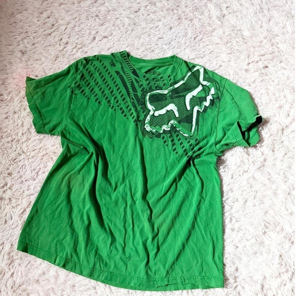 Fox Racing Vintage Y2K Grunge Motocross Skater Alternative Tee Mens XL Racing